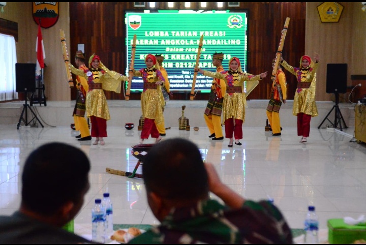 Jaga kearifan lokal Kodim 0212/TS gelar lomba tari daerah