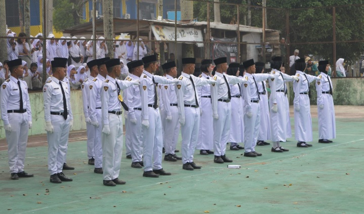 Ratusan Pelajar Ikuti Lomba PBB dan PPM Menyambut HUT Ke-74 TNI Yang Digelar Kodim 0212/Tapsel