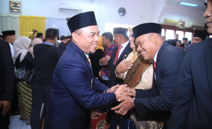 45 Anggota DPRD Labuhanbatu Mengucap Sumpah Masa Jabatan 2019-2024