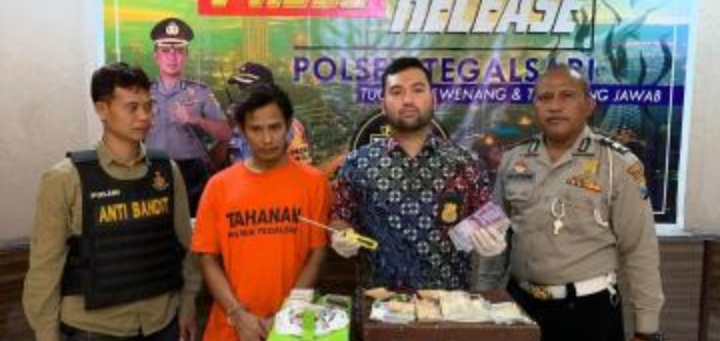 Mencuri Kotak Amal Pria Asal Madura Digelandang Polisi