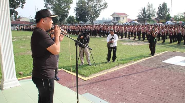 Dirgahayu Ke 58 Pramuka, Bupati labuhanbatu Himbau Generasi Muda Jauhi Narkoba