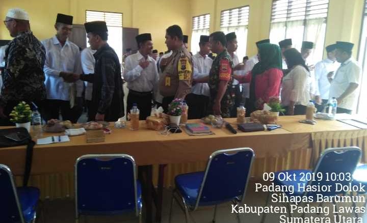 Hadiri Rapat Penetapan DPT Pilkades, Babinsa Koramil 10/Binangan Berikan Himbauan Kepada Calon Kades Untuk Ber