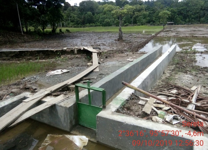 Rehabilitasi Jaringan Irigasi Sereta Telan Anggaran Rp. 1.333.199.900 Dikeluhkan Petani ‘Ketua Komisi C,