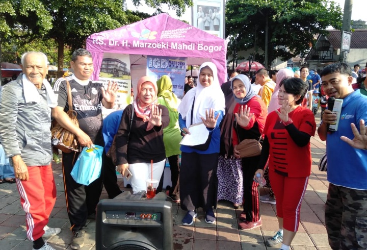 150 Pengunjung Lapangan Sempur Kota Bogor, Mengular di Booth Layanan Konseling Kesehatan Jiwa RSMM