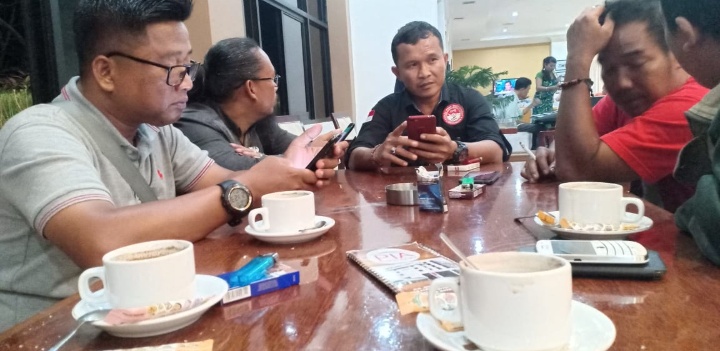 Persiapan Mukernas, Setwil FPII Babel Gelar Rapat di Cafe Fia Hotel Pangkalpinang