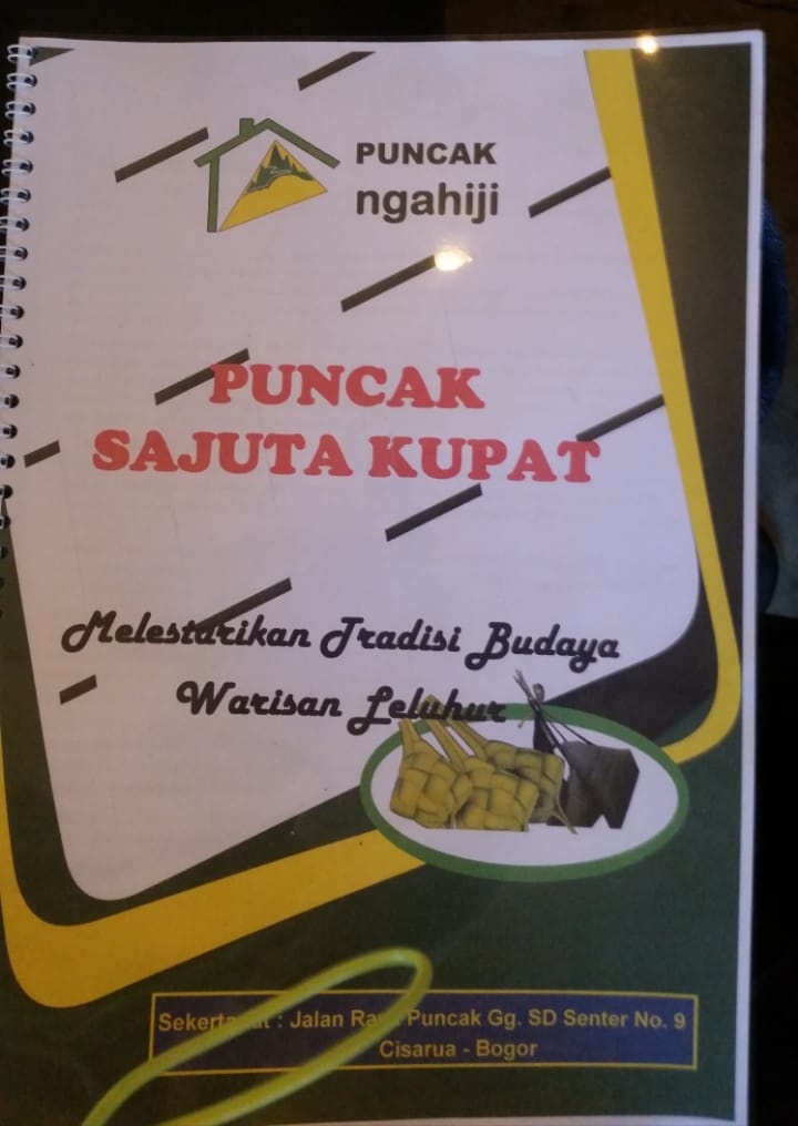 Puncak Sajuta Kupat Diharapkan Mampu Jadi Jargon Puncak Bogor