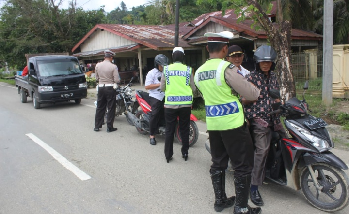 Sat Lantas Polres Simeulue Gelar Operasi Zebra Rencong