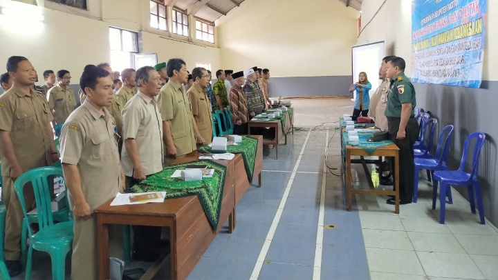 Berikan Materi Wawasan Kebangsaan, Ini Pesan Danramil 0801/08 Tulakan Pacitan