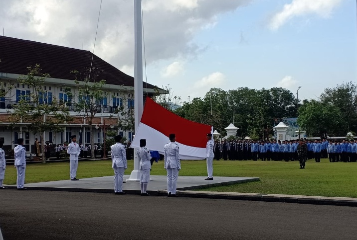 Upacara Peringatan Hari Pahlawan di Pacitan, Ini Pesan Untuk Generasi Muda