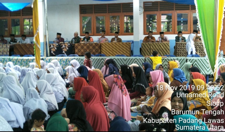 Bati TUUD Bersama Babinsa Hadir dan Berikan Ceramah Pada Peringatan Maulid Nabi Muhammad SAW di SMP Negeri 1 B