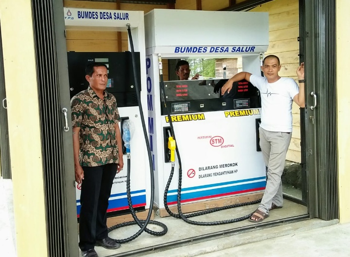 Tingkatkan PADes, BUMDes Desa Salur Buka POM Bensin Mini