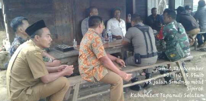 Babinsa Koramil 03/Sipirok Bersama Terus Berikan Himbauan Cegah Karhutla Kepada Masyarakat