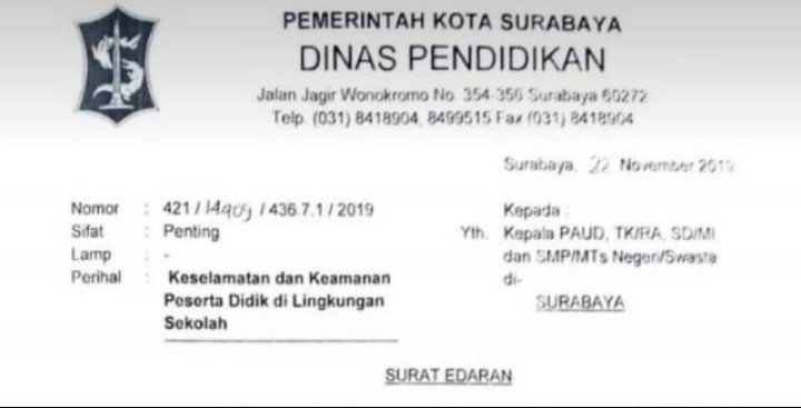 Waspadai Penculikan Anak Di Surabaya,Walikota Risma Perintahkan Buat Surat Edaran