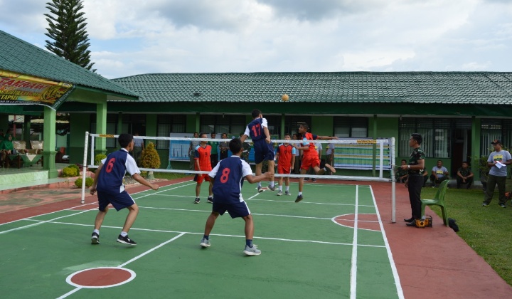 Buka Pertandingan Sepak Takraw SLTA Sederajat, Dandim 0212/Tapsel Sampaikan Tiga Pesan