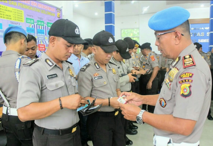 Sie Propam Polres Simeulue Gelar Gaktibplin Terhadap Seluruh Personil