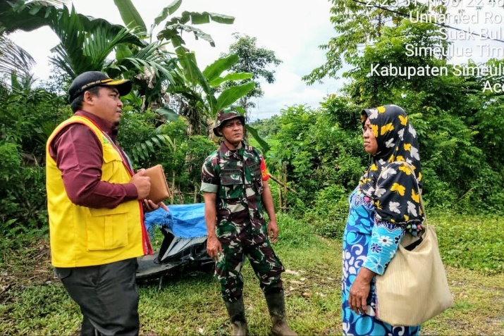 Petani Mengeluh, PPL Dan Babinsa Lakukan Peninjauan