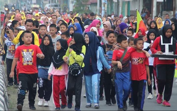 Bupati Labuhanbatu Hadiri Gathering Keluarga Besar SD 10