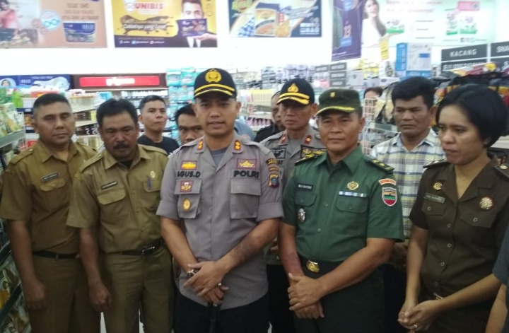 Jelang Natal dan Tahun Baru Polres Labuhanbatu Sidak ke Pasar