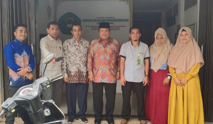 Rektor UIN AR-RANIRY Kunjungi Kampus STIT Simeulue “Perjuangkan Gedung Representatif”