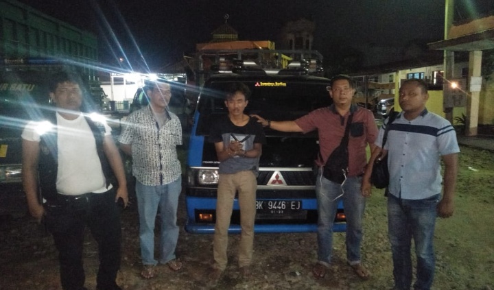 Gerak Cepat Kanit Reskrim Polsek Pancur Batu Dan Berhasil Tangkap Maling Mobil L300