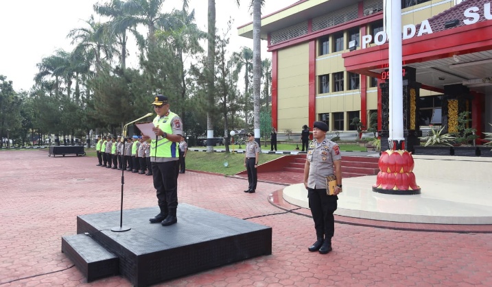 Polda Sumut Gelar Upacara Pengambilan Sumpah Panitia Seleksi Pendidikan Polri