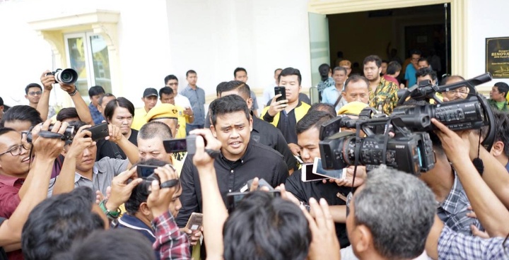 “Kaum Muda Membawa Perubahan “ Bobby Nasution Fit And Provper Test di Kantor DPD Golkar Sumut