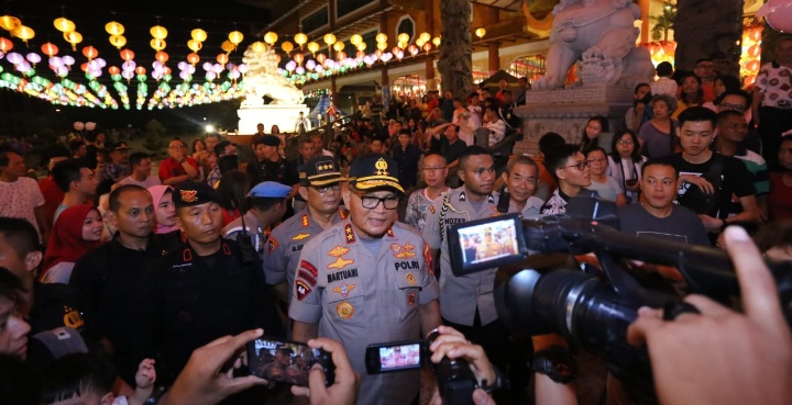 Pastikan Perayaan Imlek 2020 Aman, Kapolda Sumut Pangdam 1 BB dan Gubernur Tinjau Vihara