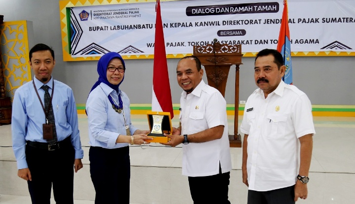 Bupati Labuhanbatu Siap Dukung  Optimalisasi  Penerimaan Pajak