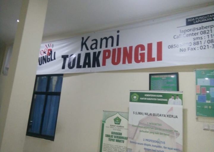 Kantor Kementerian Agama Kabupaten Tangerang Menjelaskan tidak Memungut Anggaran Penerbitan IJOP