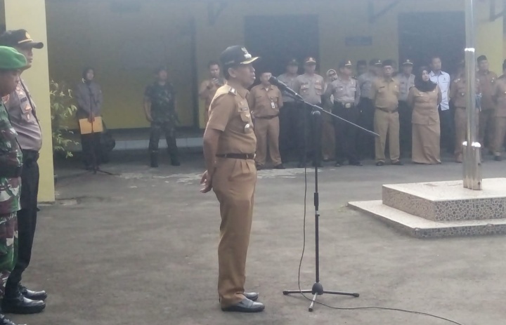 Camat Jayanti Gelar Apel Tanggap Darurat Pasca Bencana