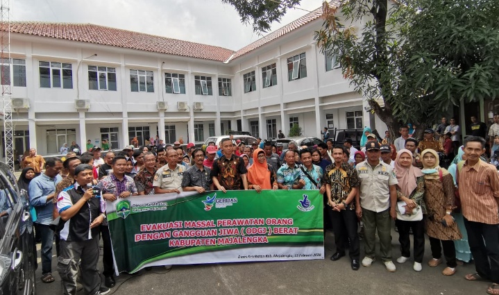 250 Peserta Se-Majalengka, Berhasil Lepas 33 ODGJ Berat Untuk Rawat di RSMM