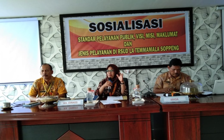 Tingkatkan Kualitas Pelayanan RSU Latemmamala Soppeng Gelar Sosialisasi