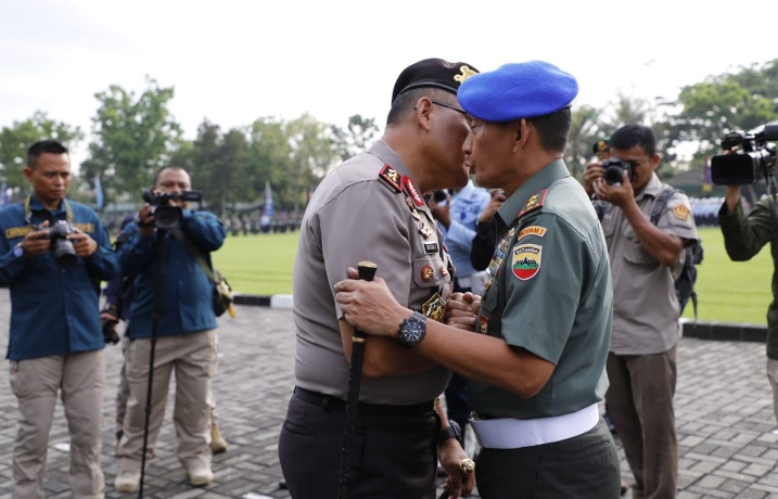 Kapolda Sumut Bersama PJU Menghadiri Upacara Gelar Pasukan Gaktib dan Yustisi di Kodam 1 BB