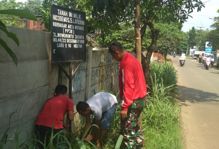 Di Cinangka : Tanah Milik Laykopan Diserobot, Kuasa Hukum Tempuh Langkah Pidana