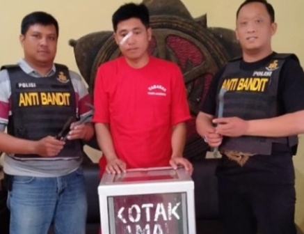 Spesialis Mencuri Kotak Amal Musholah, Residivis Kambuhan Ini Digelandang Polisi