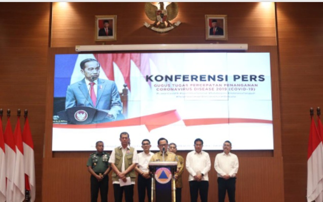 Live Streaming Dari Gedung BNPB Jakarta , Mendagri Minta Kurangi Kegiatan Yang Tidak Urgent