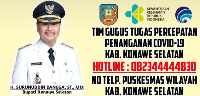 Waspada Corona, Pemda Konsel Bentuk Tim Gugus Tugas Lengkap Dengan Layanan Hotline