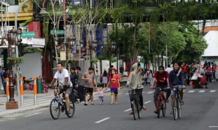 Polda Jatim Terapkan Kawasan Physical Distancing di 115 Ruas Jalan