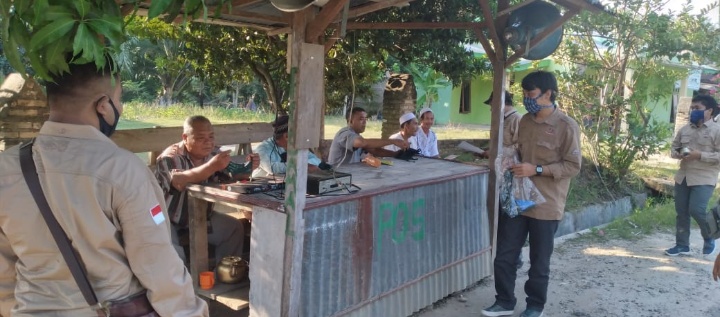 Ini Cara SWARNA Cegah Penularan Covid 19, Sambangi Rumah Warga dan Bagikan Masker