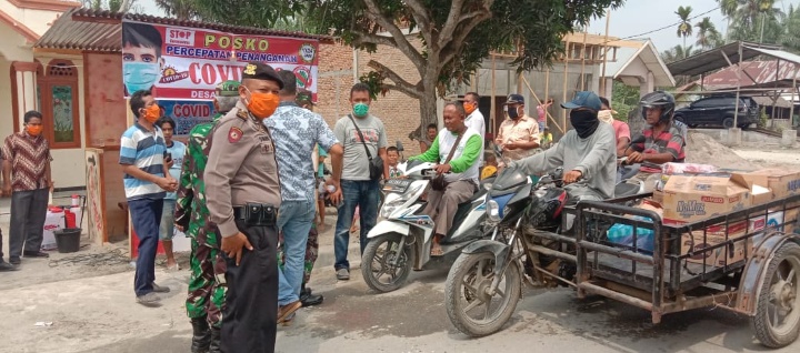 Gerak Cepat Polres Sergai Bersama 3 Pilar Dirikan Posko Percepatan Penanganan Covid 19