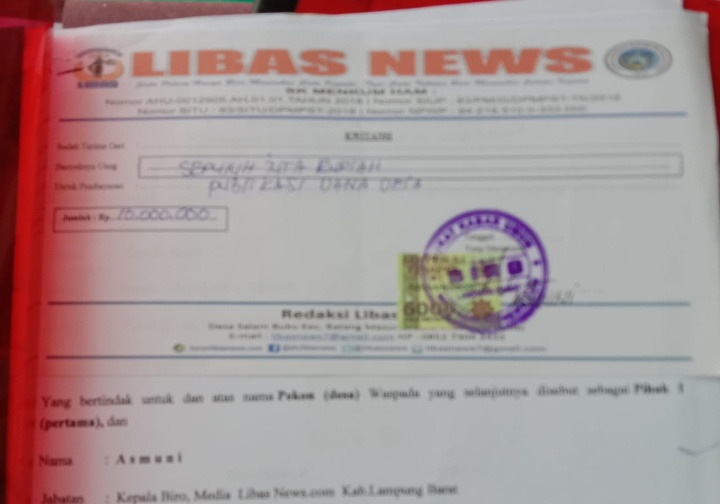 Catut Nama Media Libas News, Pelaku Siap Berhadapan Hukum