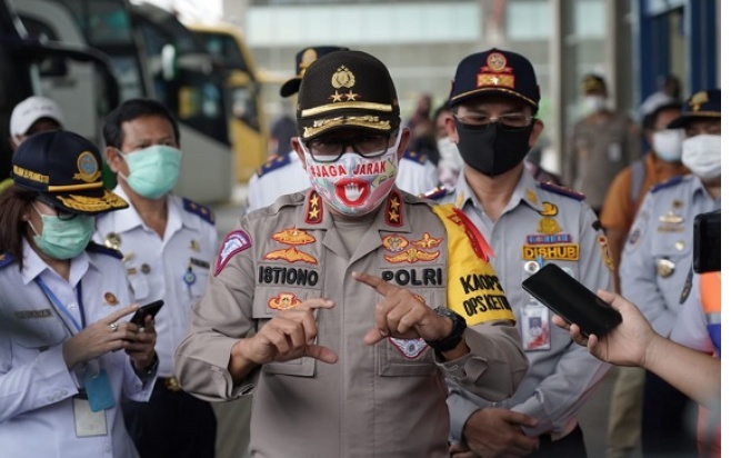 Mudik Dilarang, Kakorlantas Pertebal Pengamanan Check Point Jelang Lebaran