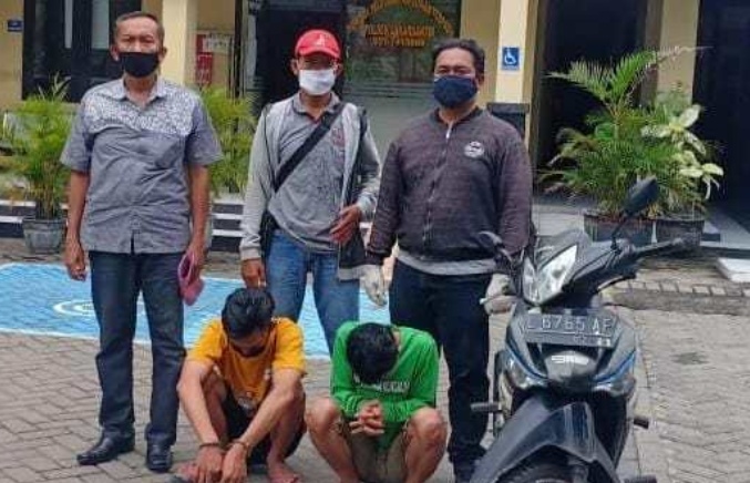 Hasil Curanmor Dijual Ke Madura, Dua Warga Rungkut Diciduk Polisi