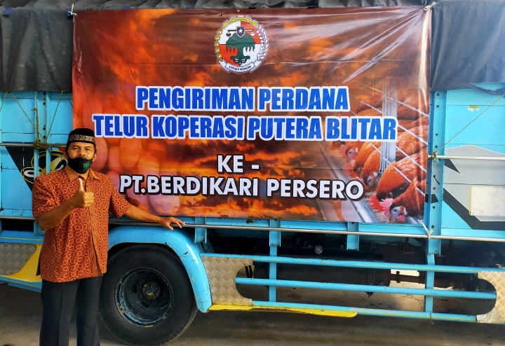 Peternak Blitar Gandeng PT. Berdikari Distribusikan Telur Ayam