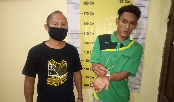 Sat Narkoba Polres Sergai Tangkap Kurir Sabu, 0,47 gram Diamankan