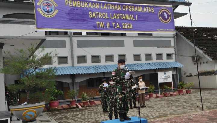 Pembukaan Latihan Operasi KAMLATAS SATROL LANTAML I tahun 2020