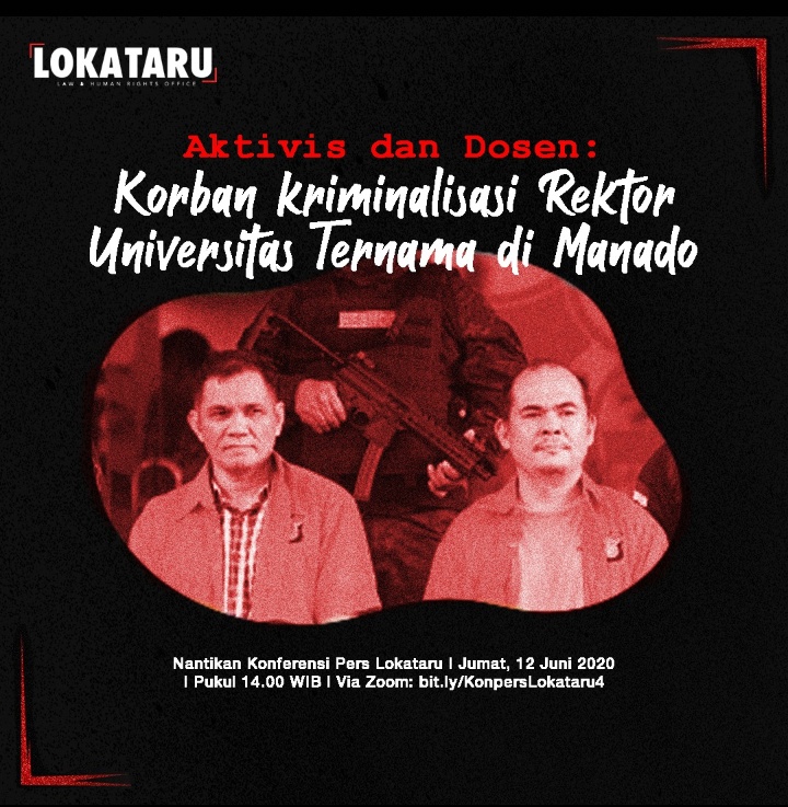 “Aktivis dan Dosen Jadi Korban Kriminalisasi Rektor Universitas Ternama di Manado”