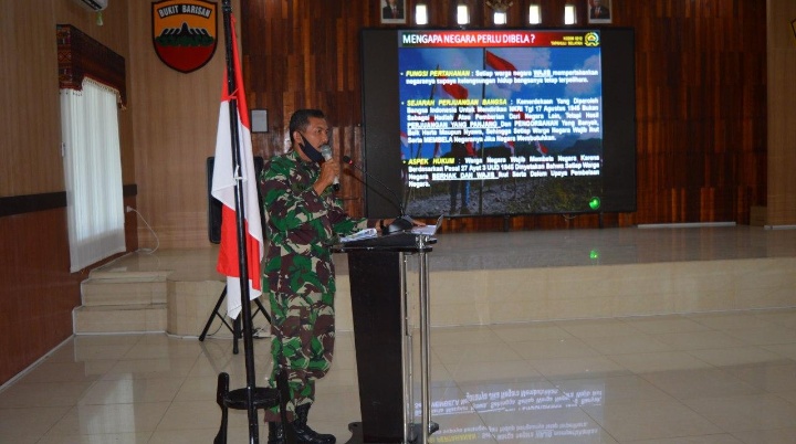 Dandim 0212/Tapsel Buka Kegiatan Pembinaan Keluarga Besar TNI (KBT)