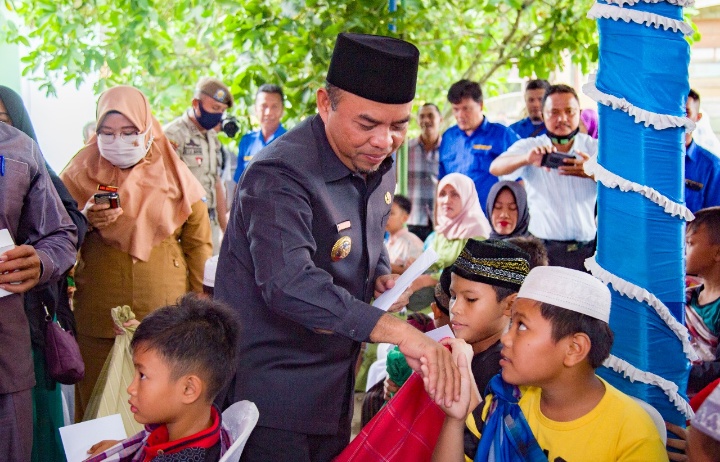 Bupati Labuhanbatu Hadiri Pelantikan Pengurus Karang Taruna Kelurahan Sidorejo