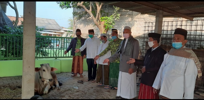 Camat Cikupa Melaksanakan Sholat Idul Adha di Masjid Al Ikhlas Desa Talagasari